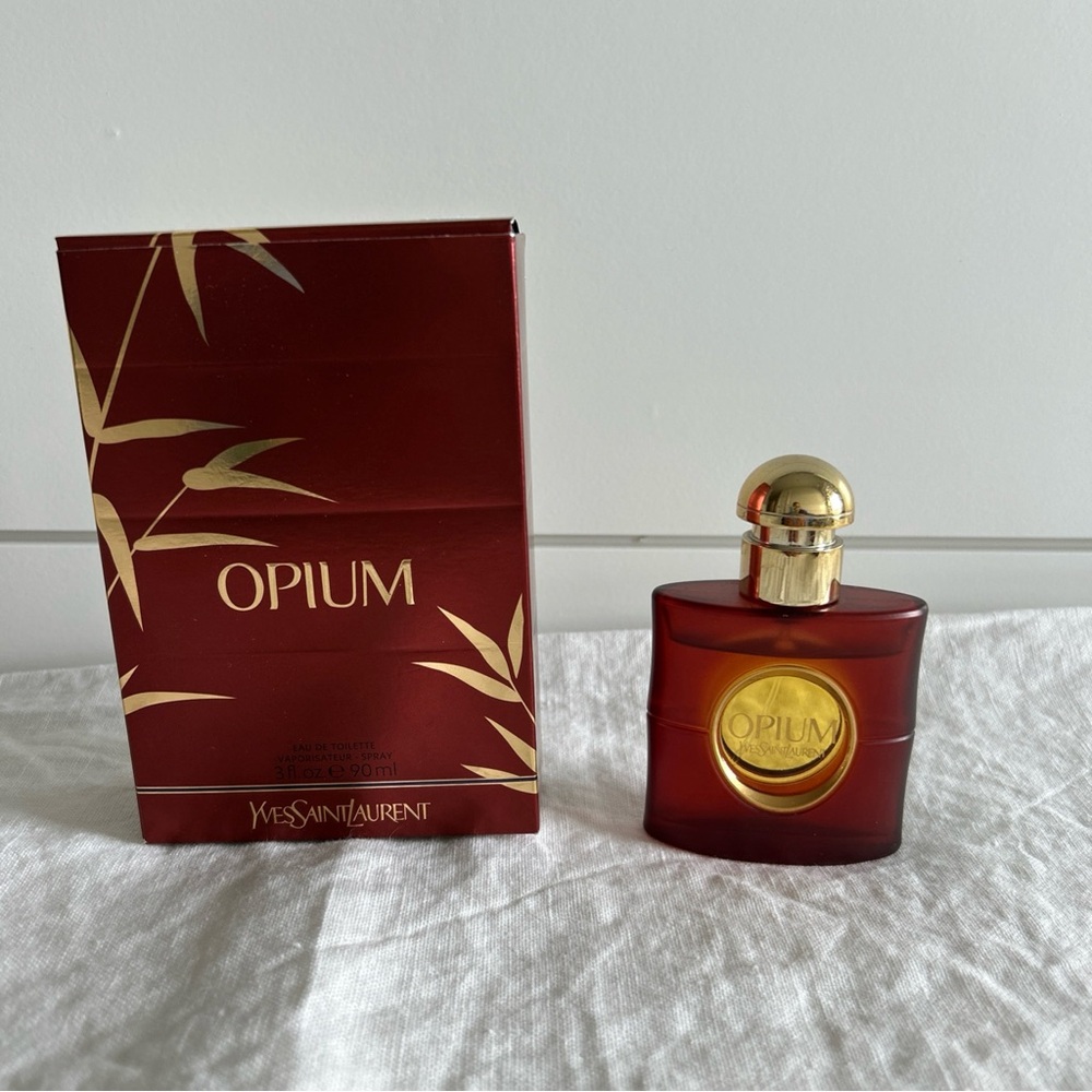 Yves Saint Laurent Opium Red and Gold Packaging